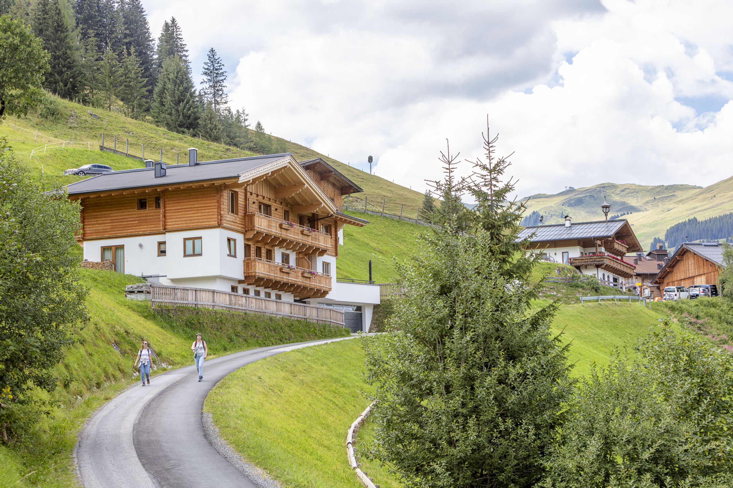 Lage des Haus Hannes in Hinterglemm - direkt im Wandergebiet